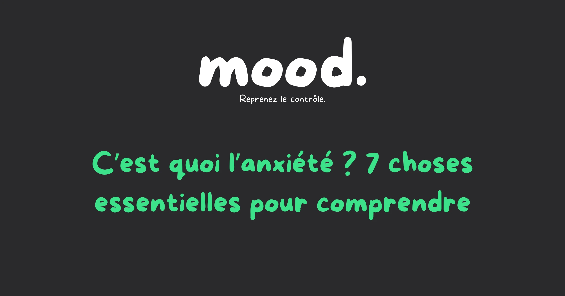 Illustration de l'article mood sur l'anxiété chez les jeunes de 15 à 25 ans