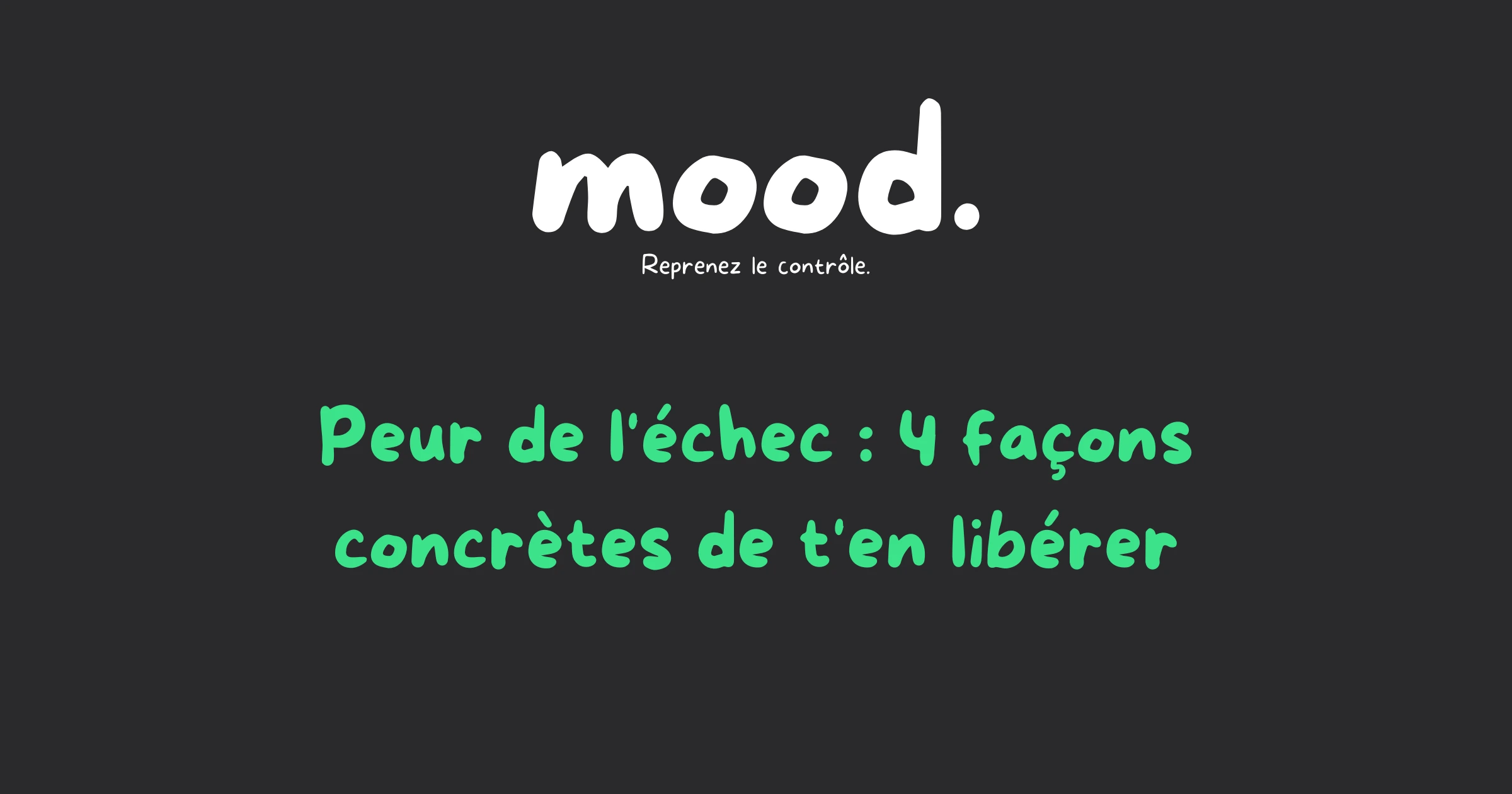Illustration mood sur la peur de l'échec chez les jeunes : mécanismes et façons de s'en libérer